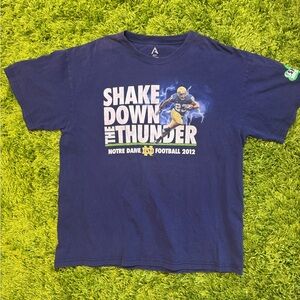 Notre Dame Football 2012 Navy Blue T-Shirt